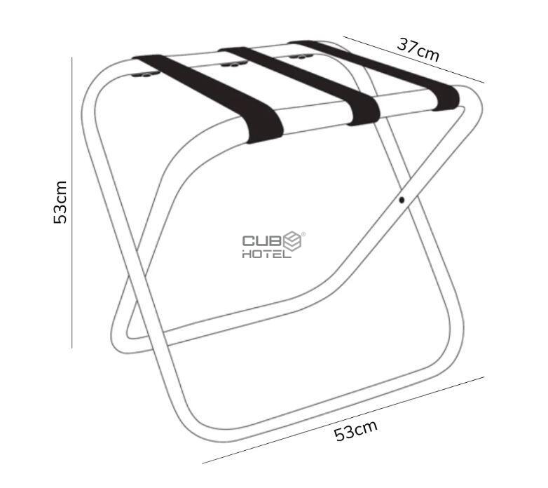 Suitcase Support Bronze Steel Nylon Strap